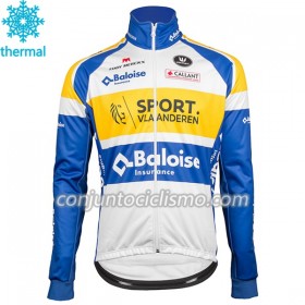 Maillot Invierno Termico 2018 Sport Vlaanderen-Baloise N001